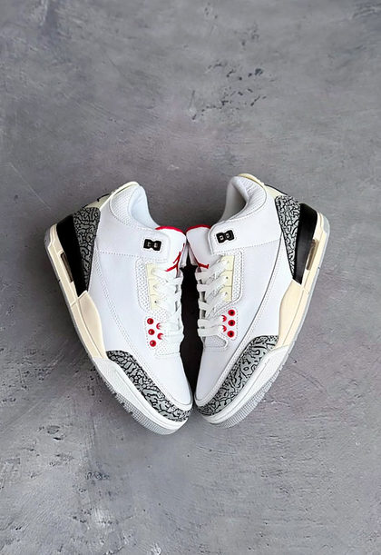Air Jordan 3 White Cement
